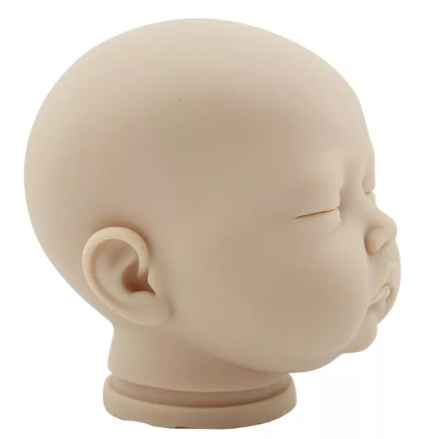 22inch Unpainted Reborn Doll Kit Full Head Limb Soft Silicone Baby DIY Mold Home