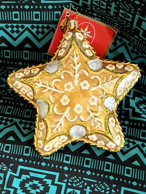 Radko MY PEO STAR 5” Ornament 2006/2007 Gold 3011857