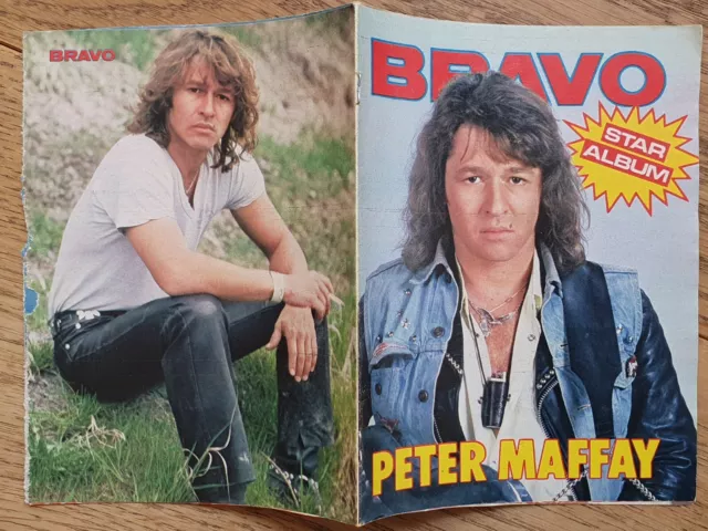 BRAVO STAR-ALBUM PETER MAFFAY 80er Jahre 80s MOTTO-PARTY TISCH-DEKO GOODIE, KULT