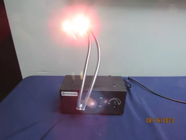 Fisher Scientific Fiber Optic Illuminator Microscope Light Source 1256236