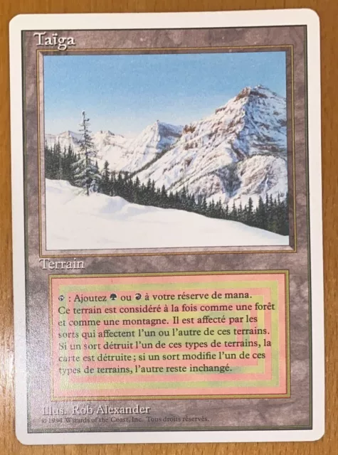 Mtg Taïga Dual Land Revised French