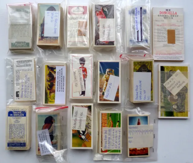 CIGARETTE, TEA, TRADE CARDS. Carreras, Players, Brooke Bond, Wrights Biscuits &c