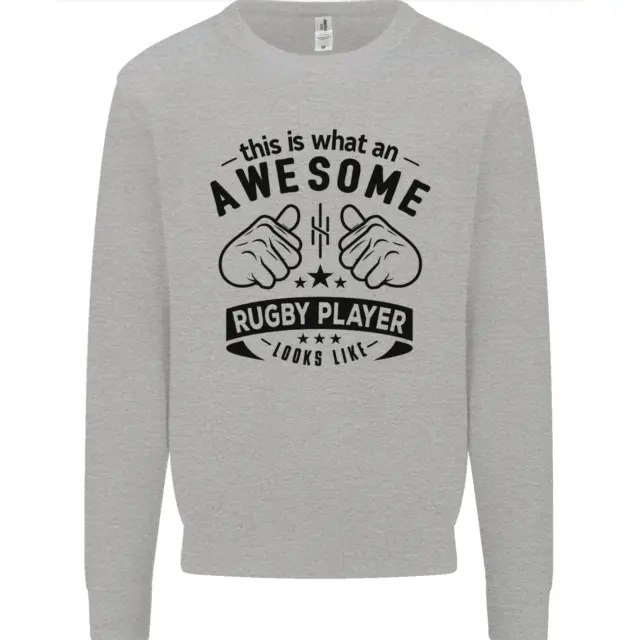 An Awesome Rugby Player Looks Like Union Mens Sweatshirt Jumper