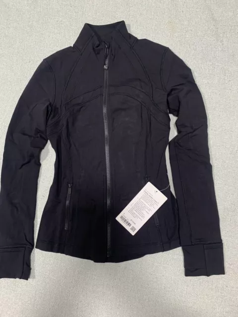 Lululemon Define Jacket Luon black, size 4 NWT