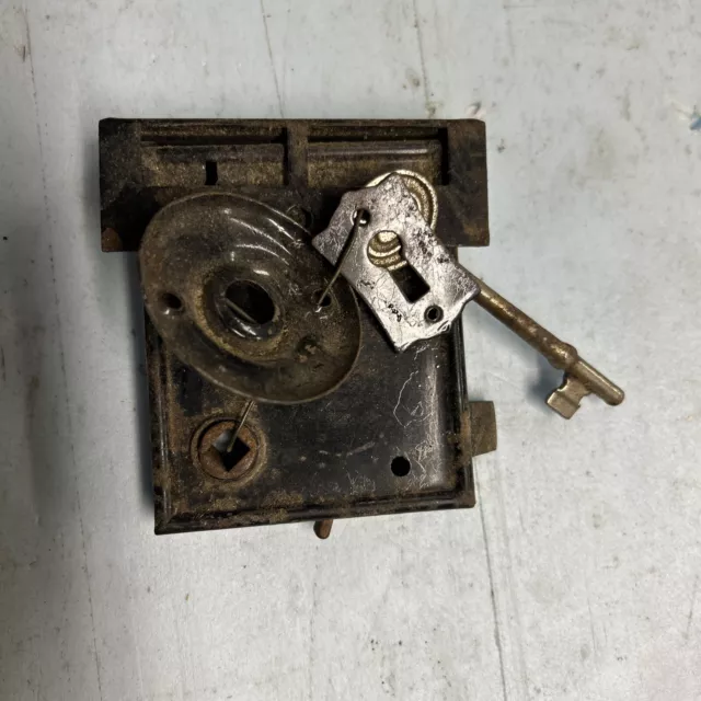 Antique Hardware Standard Mortise Door Lock With Key