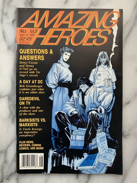 Amazing Heroes 163 - The Question Steve Ditko Denys Cowan Denny Oneil Daredevil