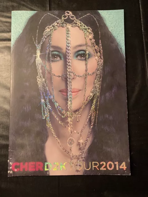 Cher D2K Dressed to Kill Tour 2014 Souvenir Concert Program Book