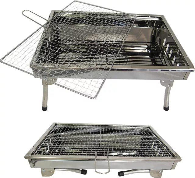 TMD-Line BBQ Holzkohlegrill Klappgrill Standgrill Tragbarer Camping Garten Grill