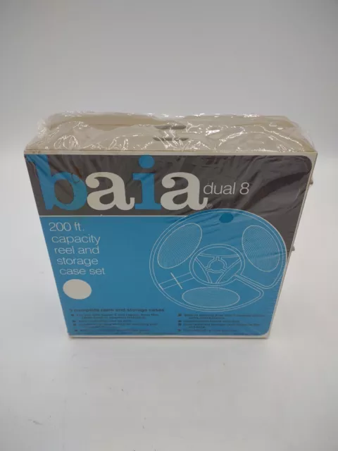 Paquete de 3 carrete de capacidad y estuche de almacenamiento Baia Dual 8 200 ft