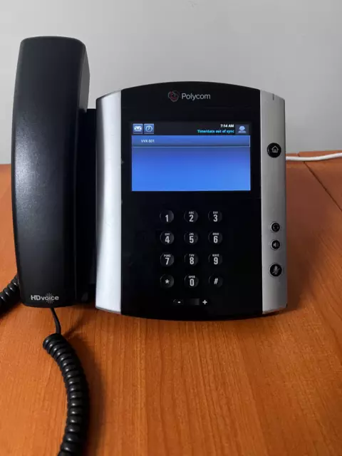 Polycom VVX 601 Gigabit Colour Desktop IP Phone