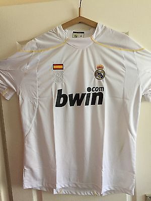 b Tee-shirt jaune et noir neuf taille 4 ans Real de Madrid marque Draps Center 