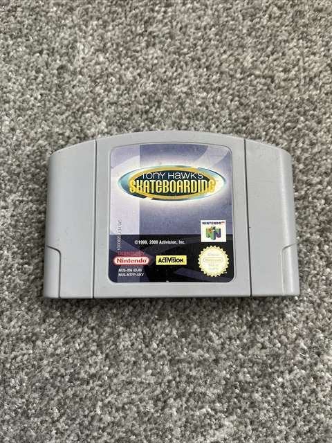 N64 Nintendo 64 - Tony Hawk's Skateboarding Cartridge Cart RARE PAL - Working