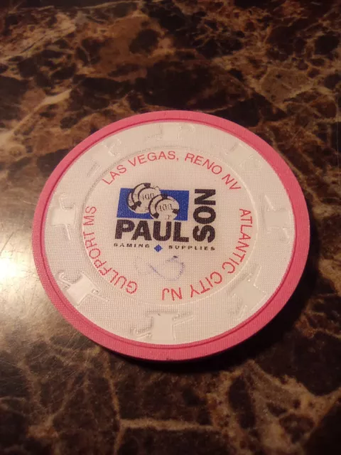 Paul - Son Gaming Las Vegas, Reno + Advertising Chip Great For Collection!