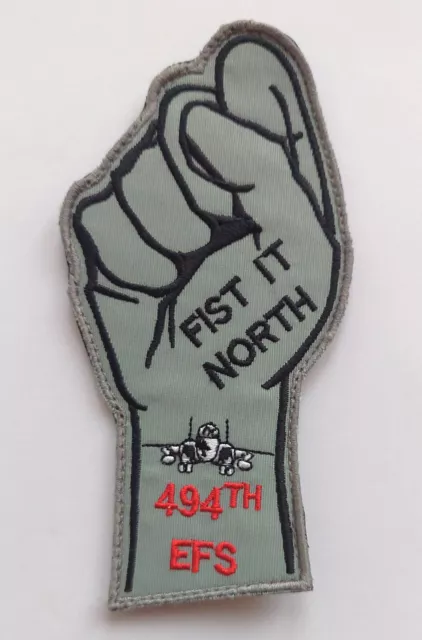 USAF RAF Lakenheath 494th EFS Panthers Fist It North F15 Patch