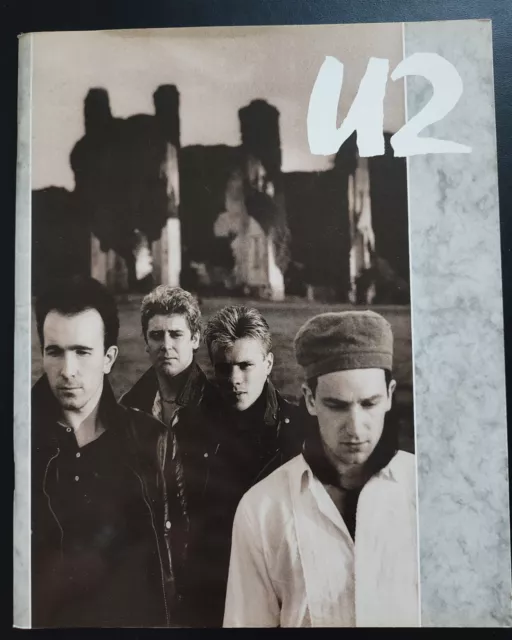 PROGRAMME CONCERT U2 The Unforgettable Tour 1985 tournée mondiale BONO TBE