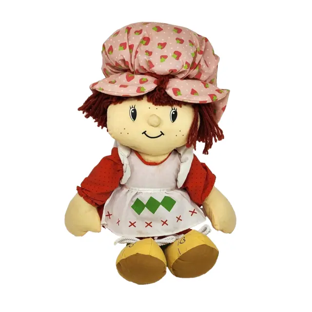 18" 2002 Strawberry Shortcake Doll Stuffed Animal Plush Toy Soft Large