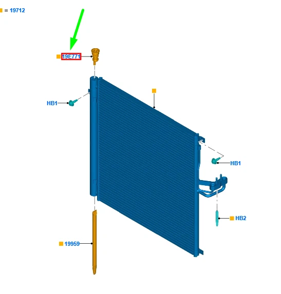 FORD RANGER T6 MK1 Air Conditioner Filter 2215846 JB3B19E771AA NEW