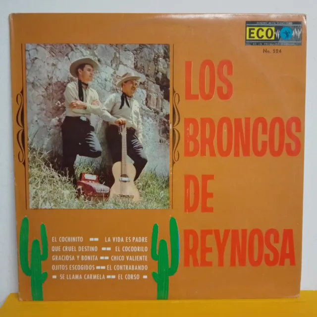 LOS BRONCOS DE REYNOSA - El Cochinito LP PROMO MEXICAN Ranchero CUMBIA Norteño
