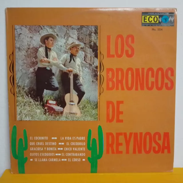 LOS BRONCOS DE REYNOSA - El Cochinito LP PROMO MEXICAN Ranchero CUMBIA Norteño