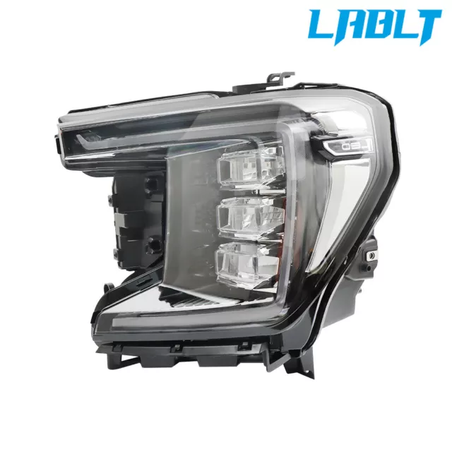 LABLT Driver Left Side Headlight Headlamp LED For 2021-2023 GMC Yukon(XL)SLE/SLT