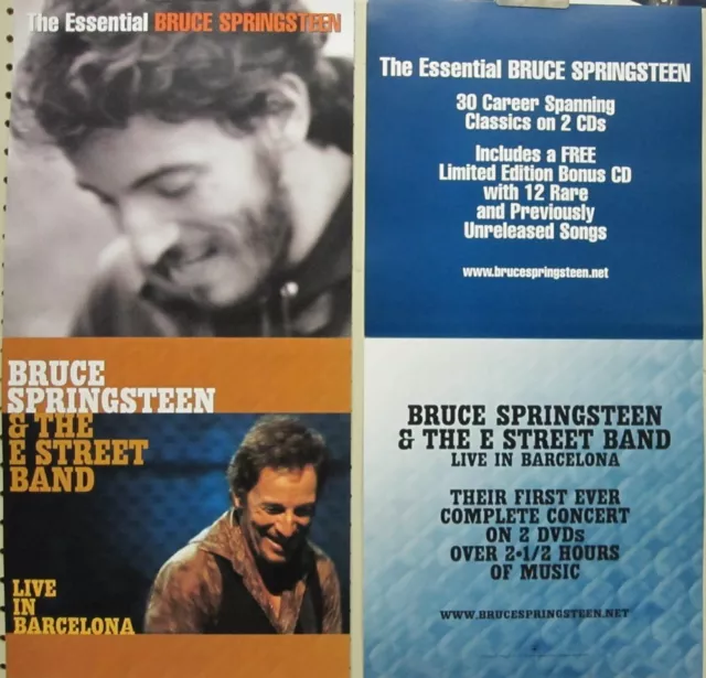 Bruce Springsteen 2003 Essential Barcelona 2 sided poster Flawless New Old Stock