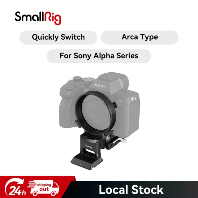 SmallRig A7 IV/FX30 Rotatable Collar Camera Mount Plate fr Sony Alpha Series