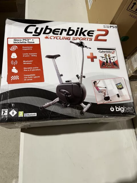 🥰 pack playstation 3 ps3 neuf cyberbike 2 jeu + velo appartement sport fitness