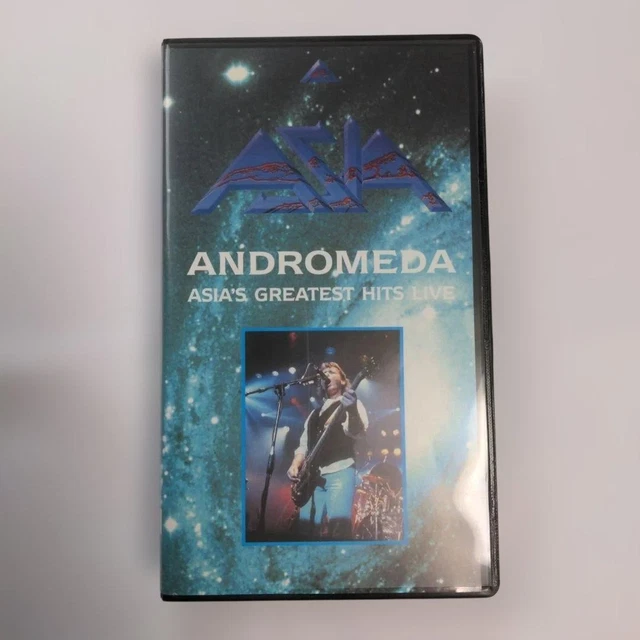 ASIA: LIVE IN Moscow VHS Tape 1990 NTSC Rhino Home Video Concert