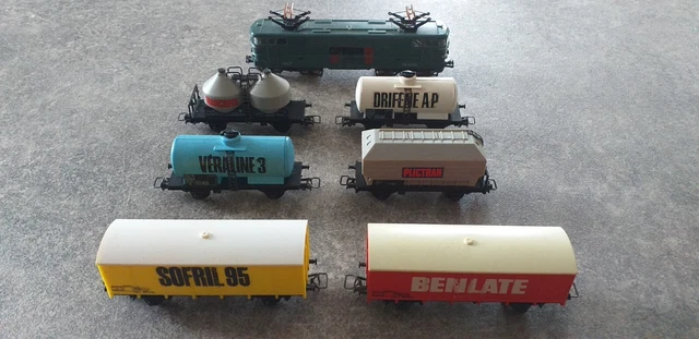 Lot De 5 Boîtes Vides Jouef – Wagons HO 1/87e – Références 6450 à 6490