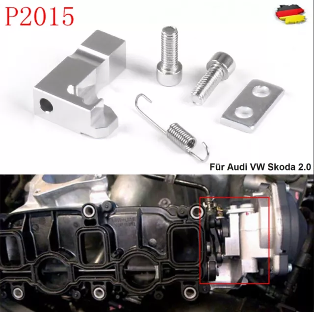 P2015 Fehlercode Reparatursatz Für VW Audi Skoda 2.0 TDI Seat Aluminium Saugrohr