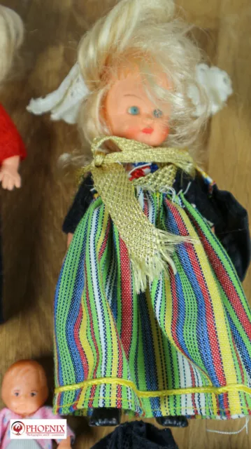 Konvolut 9 Puppen DDR Ari Spielzeug Ostalgie Trachtenkleidung Vintage 3
