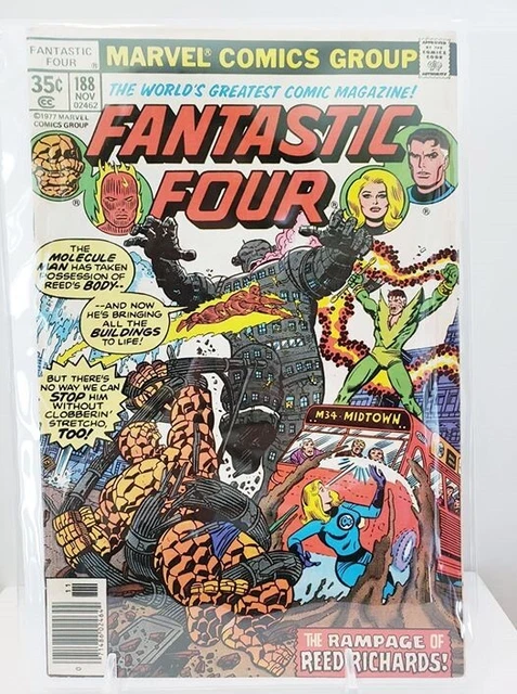 20587: Marvel Comics Fantastic four #188 Fine Grade