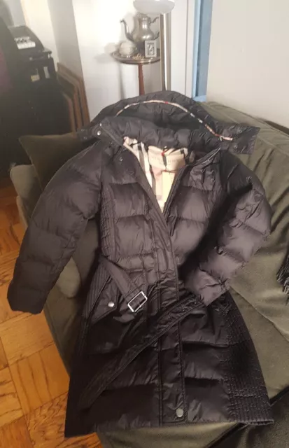 Burberry Brit Puffer Coat Size S