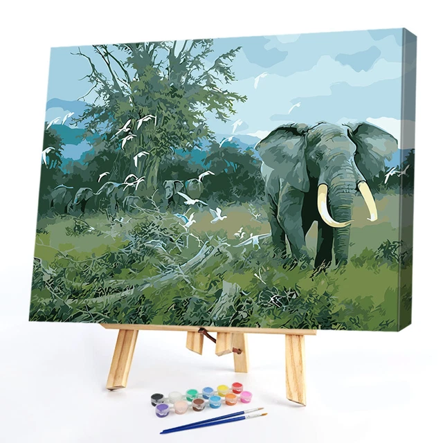 Set 4 Tele Da Colorare 20x20 Cm Per Bambini - Disegni Pre-stampati Per Pittura Creativa (Tema Mare) - Foto 11