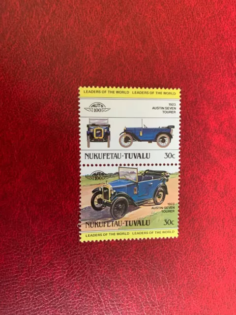 Tuvalu Nukufetau 1984-5 Mnh Auto 100 Classic Cars Austin Seven 7 Tourer 1923 Gb