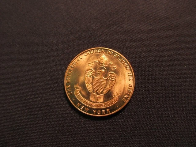 Cathedral Church Of St. John The Divine Medal - New York City Souvenir Coin