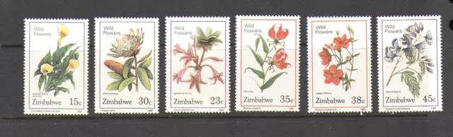 Zimbabwe 1989 Wild Flowers/Nature 6v set ref:n15841