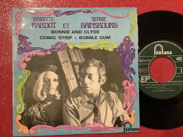 Ep 45T   Gainsbourg Et. Brigitte Bardot   «  Bonnie And Clyde «  460247