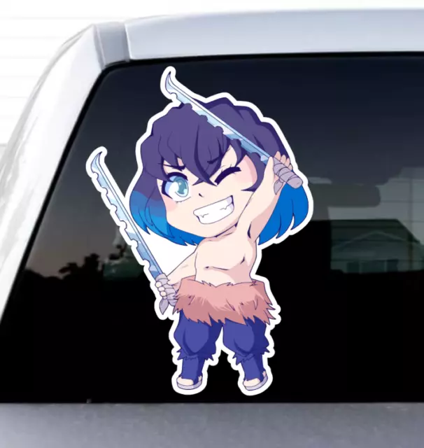 Anime Demon Slayer Inosuke Boar Handsome - Vinyl Decal Truck Car Sticker Laptop