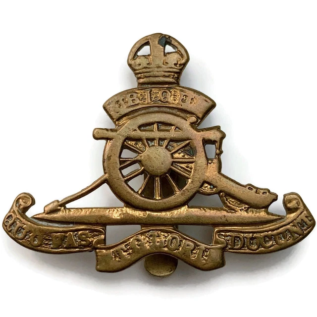 ORIGINAL WW2 ROYAL Artillery Regiment SMALL Cap Badge FIRMIN LONDON ...
