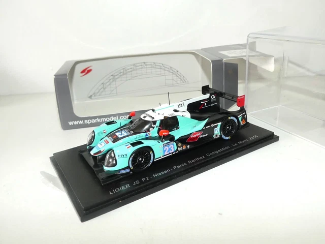 Spark Ligier JS P2 HPD Le Mans 2015 - Miniature 1/43 En Boîte AG B12