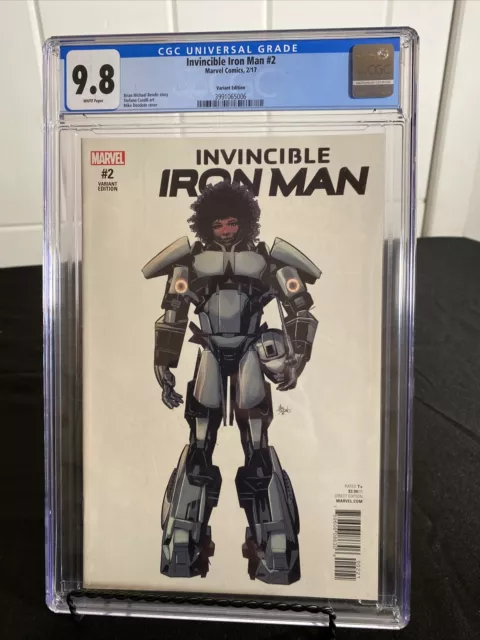 Invincible Iron Man #2 CGC 9.8 (Marvel 2017) RIRI VARIANT IRONHEART 🔥