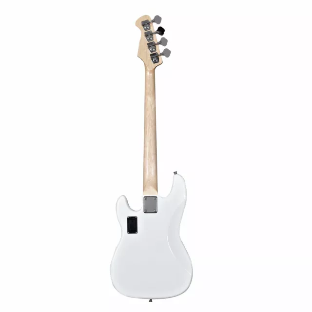 Artist Vintage-Hybrid White Active/Passive Bass Guitar 3