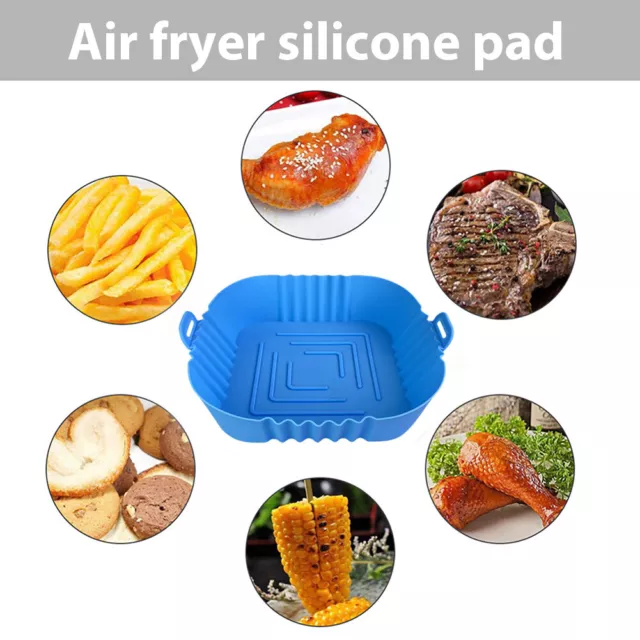 Silicone Nonstick Pans Waterproof Baking Pot for Baking Outdoor Camping Barbecue 2