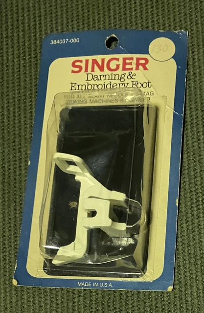 NOS Singer 384037-000 Darning &Embroidery Foot. NEW OLD STOCK Unopened