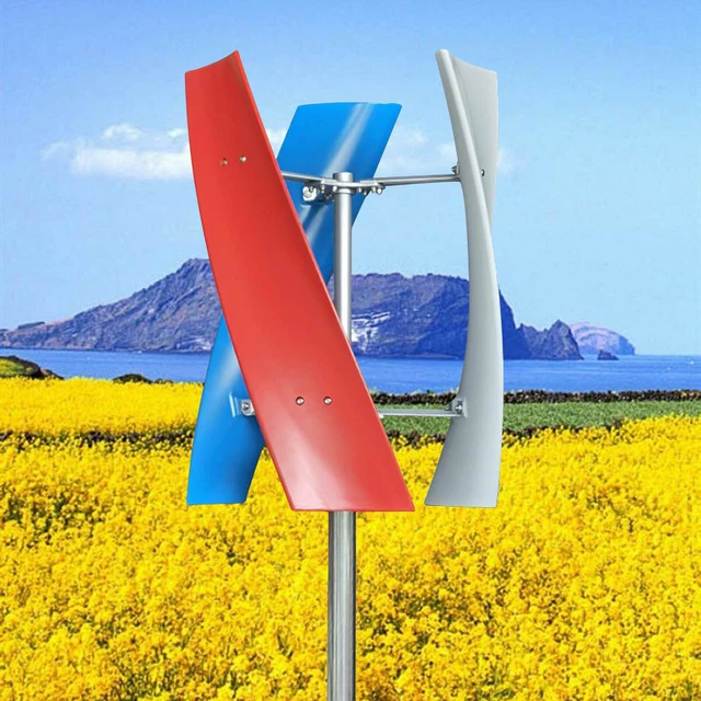 WINDGENERATOR WINDRAD WINDKRAFTANLAGE Garten Windturbine Vertikal 400W