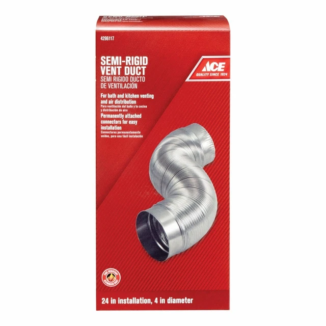 DEFLECT-O SEMI RIGID DUCT WITH CONNECTORS - Model No 4296117(Pack of 6)