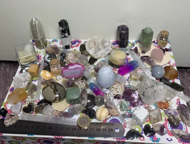 Large Crystal Job Lot/ bundle 1.4kg+