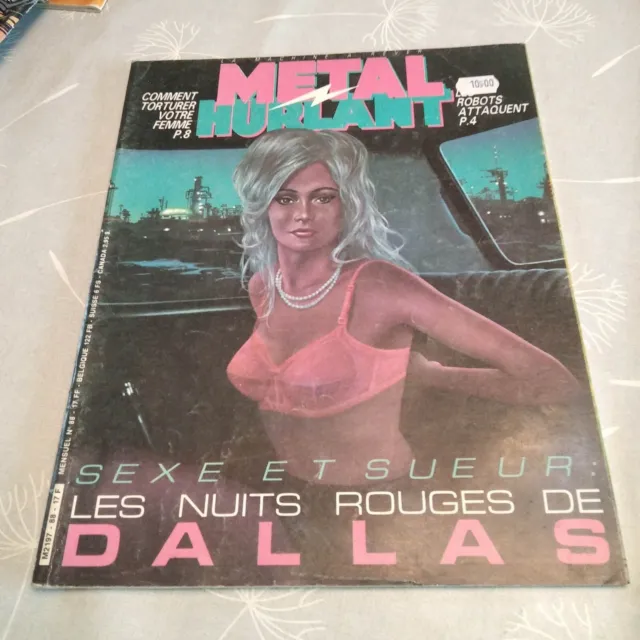 magazine BD METAL HURLANT # 88 - EO 1983 BE : GAINSBOURG