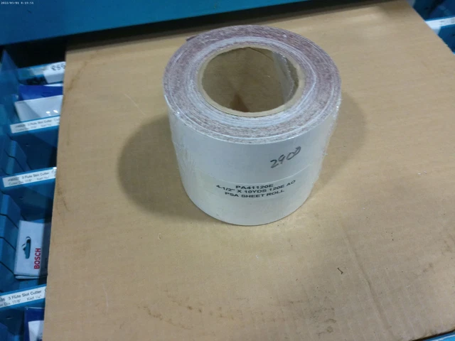 Alfa 4-1/2" x 10 Yard x 120 Grit PSA Paper PA41120E